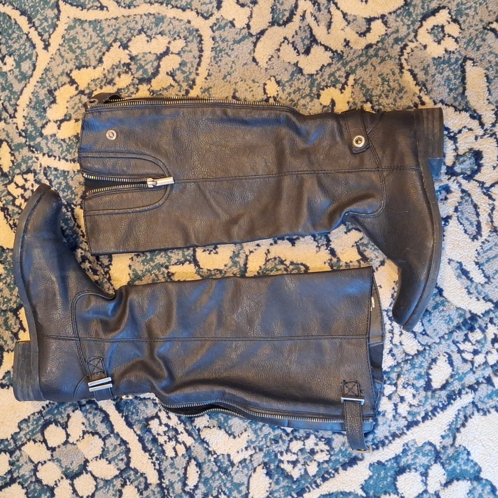 Black motorcycle Boots